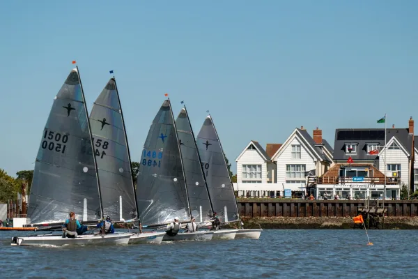 Burnham Week regatta sailing race on the River Crouch