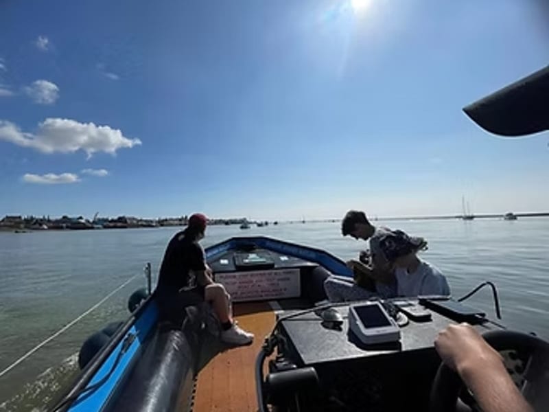 The Burnham Ferry crossing the River Crouch